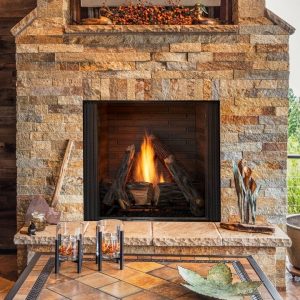 HeatnGlo Courtyard Outdoor Gas Fireplace