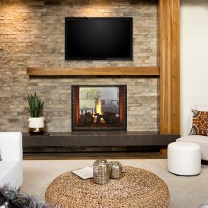 HeatnGlo Escape See-Through Gas Fireplace