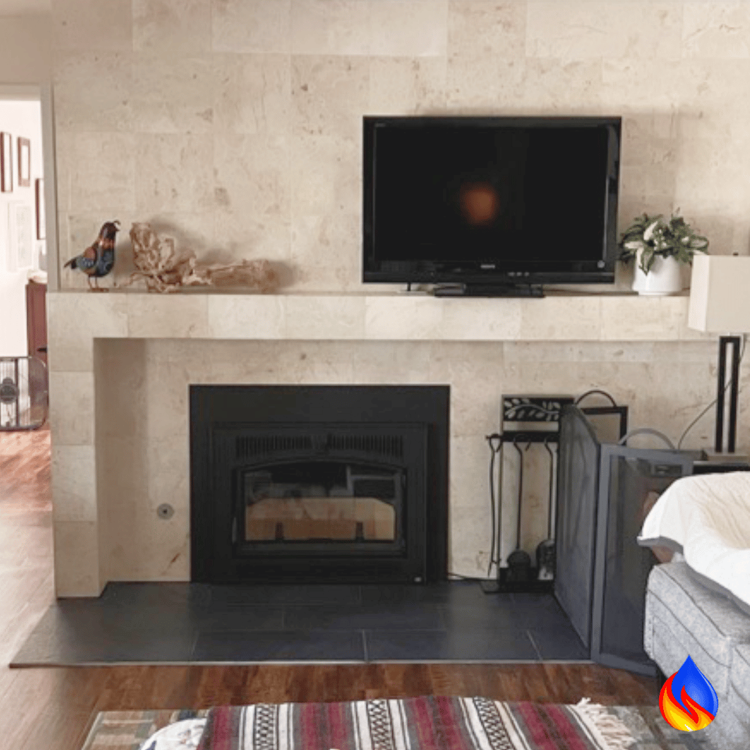 Lopi Large Flush Mount Wood Insert - Image 2