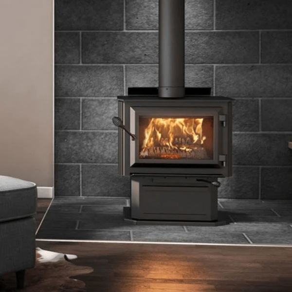 Ventis HES170 Wood Stove On Pedestal- VB00013