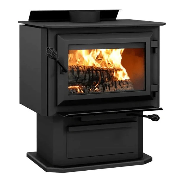 Ventis HES170 Wood Stove On Pedestal- VB00013 - Image 2